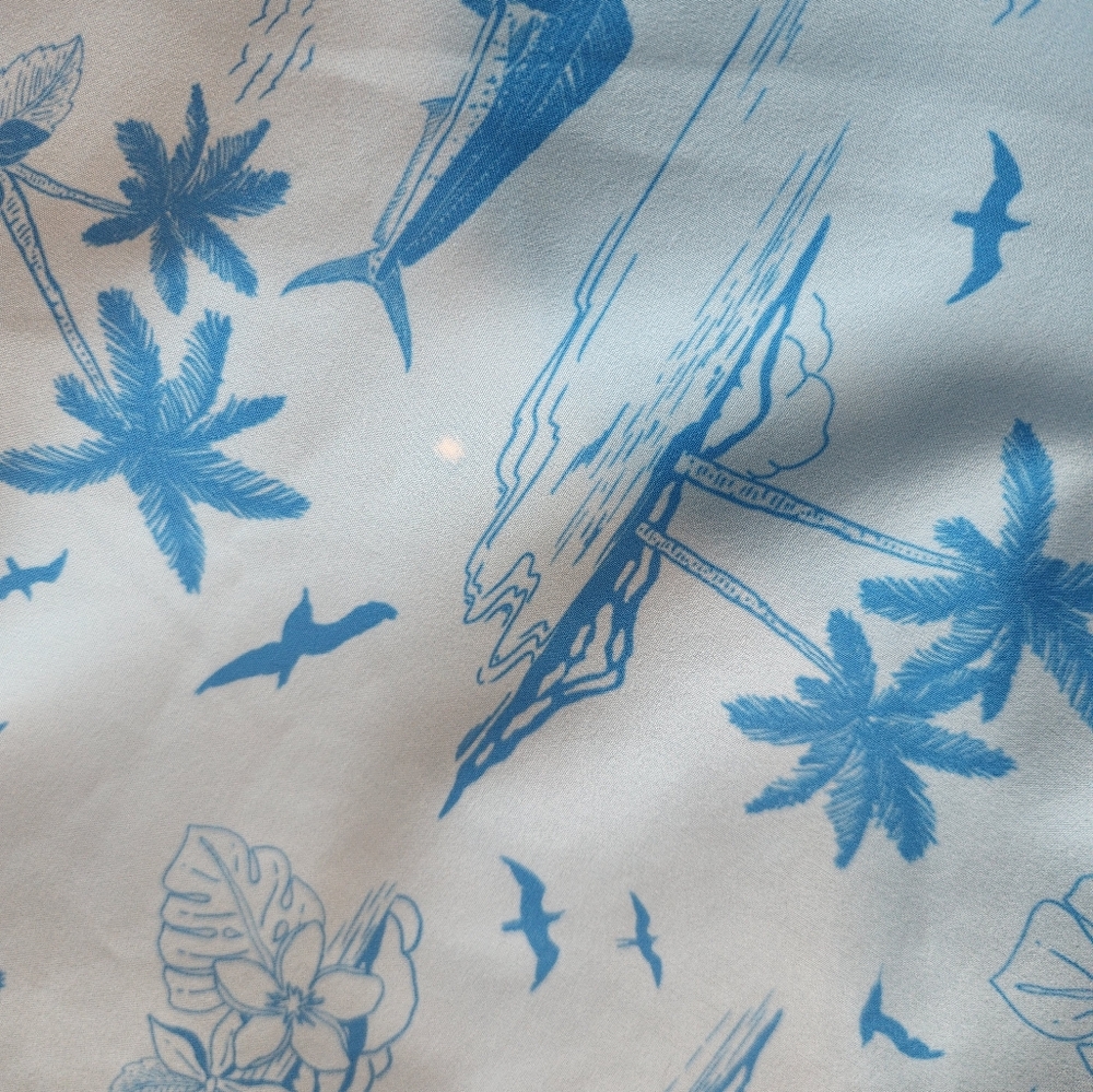 Scales Bundle Blue And Navy Patterned Shorts Set - image 6